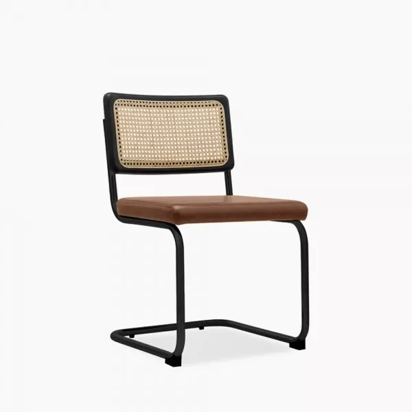 Set of 4 Kenton Rattan Back Kitchen Dining Chair, 